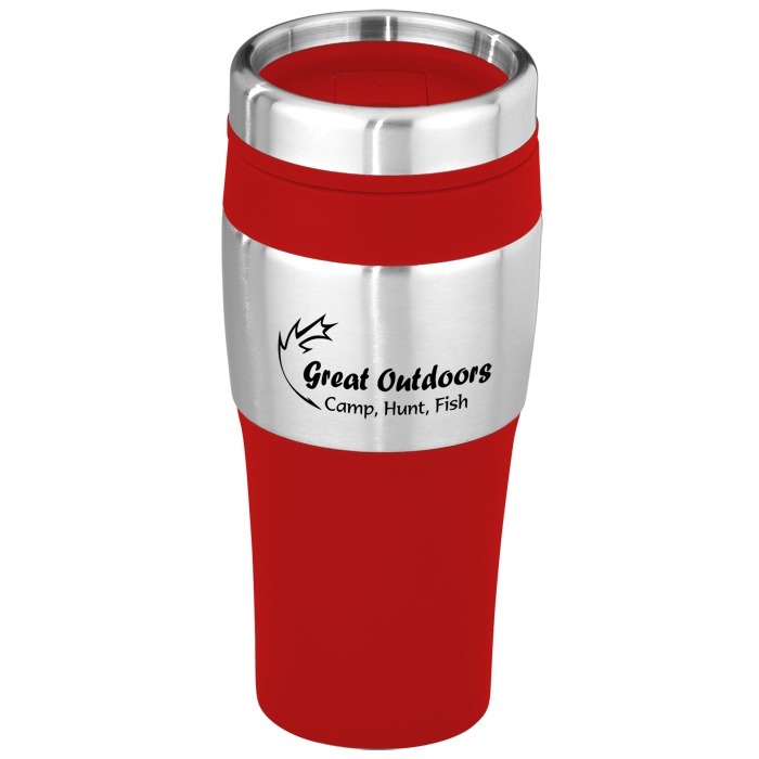 Custom Silver Streak Tumbler - 16 oz.