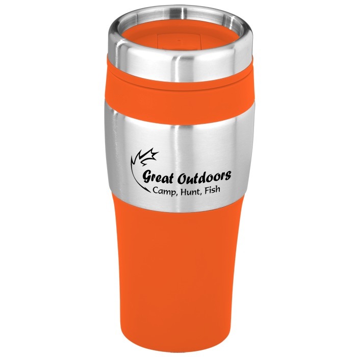 Custom Silver Streak Tumbler - 16 oz.