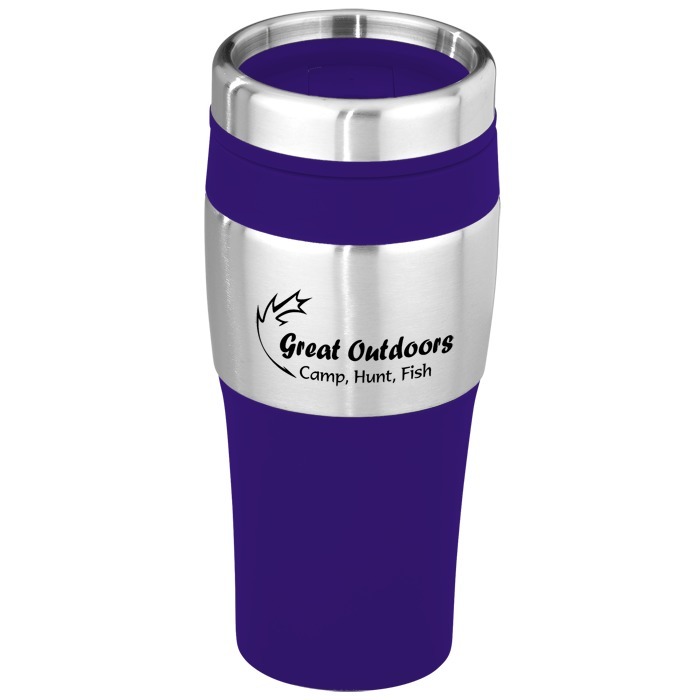 Custom Silver Streak Tumbler - 16 oz.