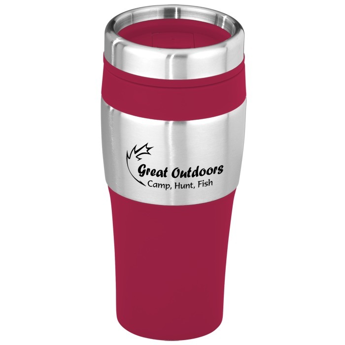 Custom Silver Streak Tumbler - 16 oz.