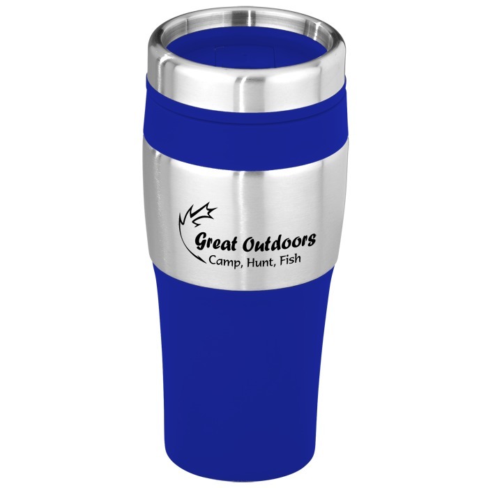 Custom Silver Streak Tumbler - 16 oz.