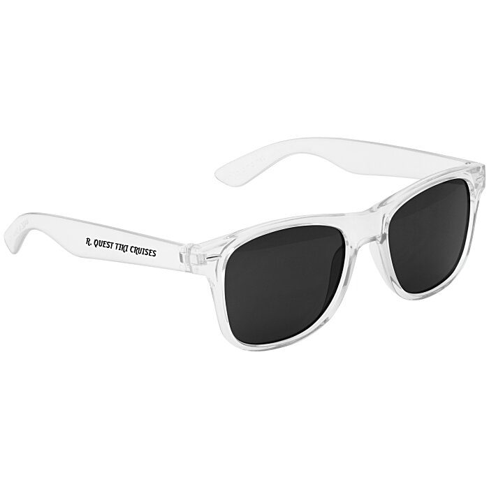 Custom Risky Business Sunglasses - Translucent