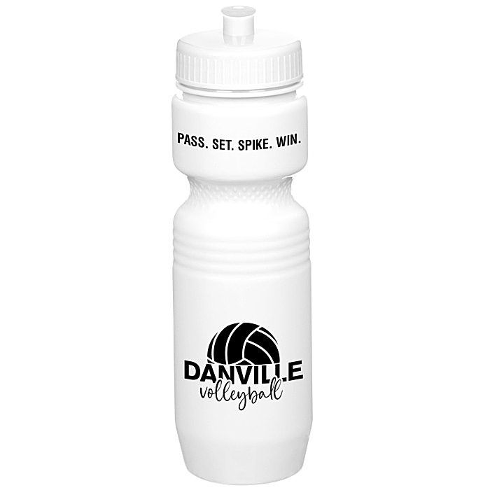 Custom Jogger Sport Bottle - 25 oz. - Opaque - Push Pull Lid