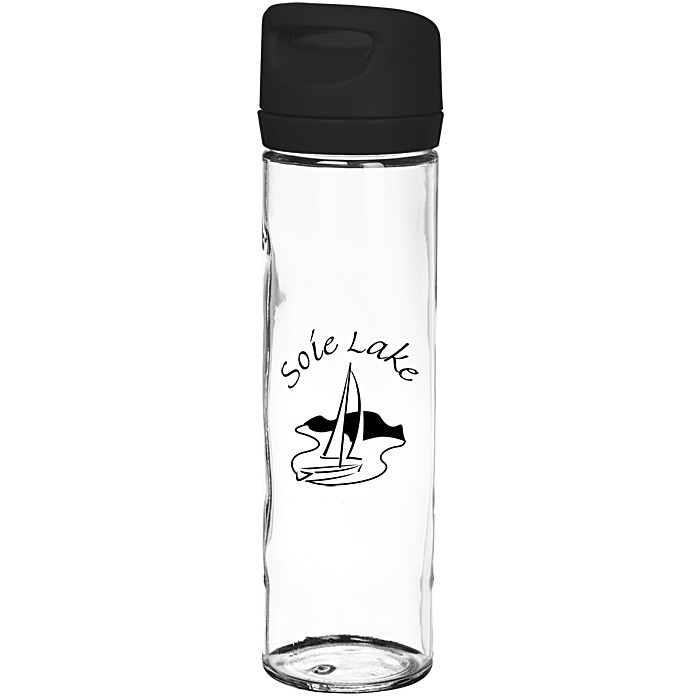 Custom Wide Mouth Glass Water Bottle - 16 oz.