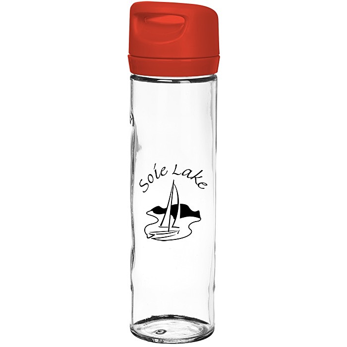Custom Wide Mouth Glass Water Bottle - 16 oz.