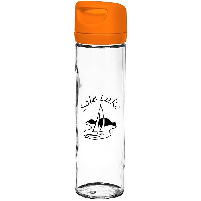 Custom Wide Mouth Glass Water Bottle - 16 oz.