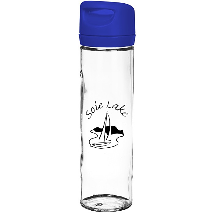 Custom Wide Mouth Glass Water Bottle - 16 oz.