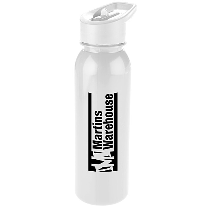 Custom ShimmerZ Outdoor Bottle with Flip Straw Lid - 24 oz