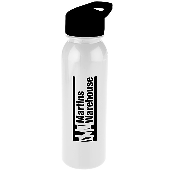 Custom ShimmerZ Outdoor Bottle with Flip Straw Lid - 24 oz