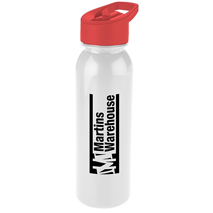 Custom ShimmerZ Outdoor Bottle with Flip Straw Lid - 24 oz