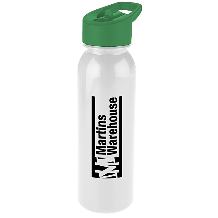Custom ShimmerZ Outdoor Bottle with Flip Straw Lid - 24 oz
