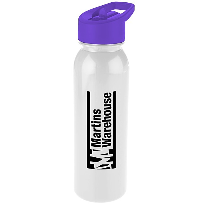 Custom ShimmerZ Outdoor Bottle with Flip Straw Lid - 24 oz
