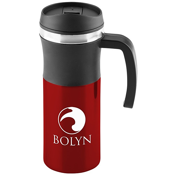 Custom Malmo Travel Handle Mug - 16 oz.