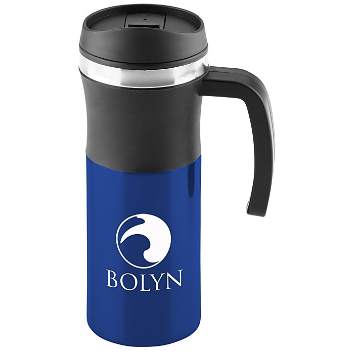 Custom Malmo Travel Handle Mug - 16 oz.