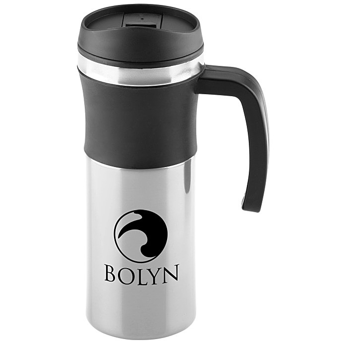 Custom Malmo Travel Handle Mug - 16 oz.