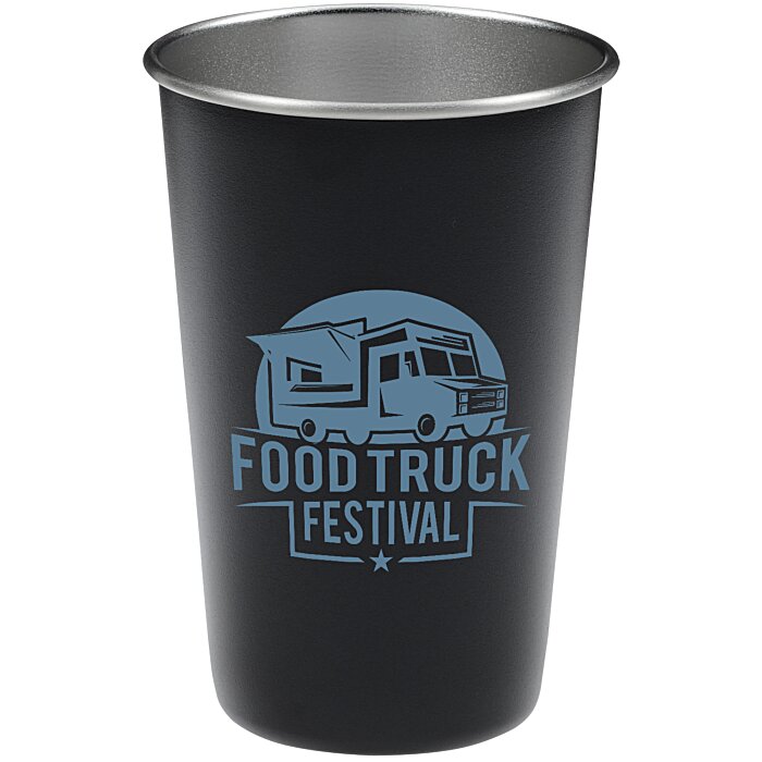 Custom Stainless Steel Pint Glass - 16 oz.