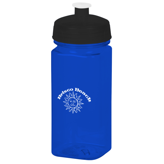 Custom PolySure Squared-Up Water Bottle - 16 oz.