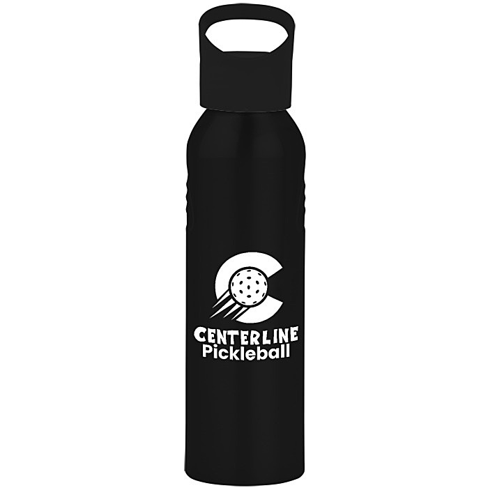 Custom Angle Up Aluminum Sport Bottle - 22 oz