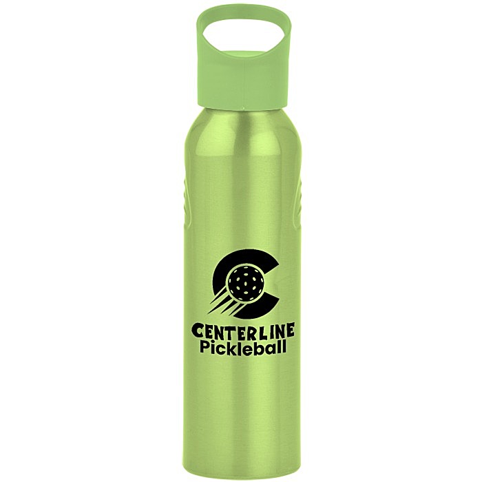 Custom Angle Up Aluminum Sport Bottle - 22 oz