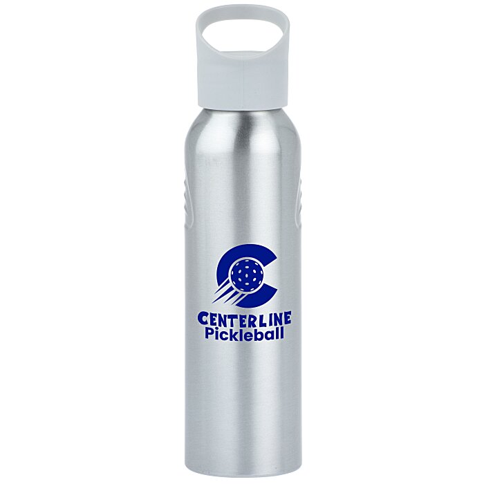 Custom Angle Up Aluminum Sport Bottle - 22 oz