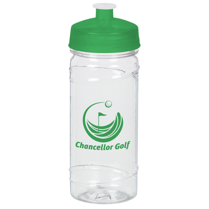 Custom Refresh Cyclone Water Bottle - 16 oz - Clear