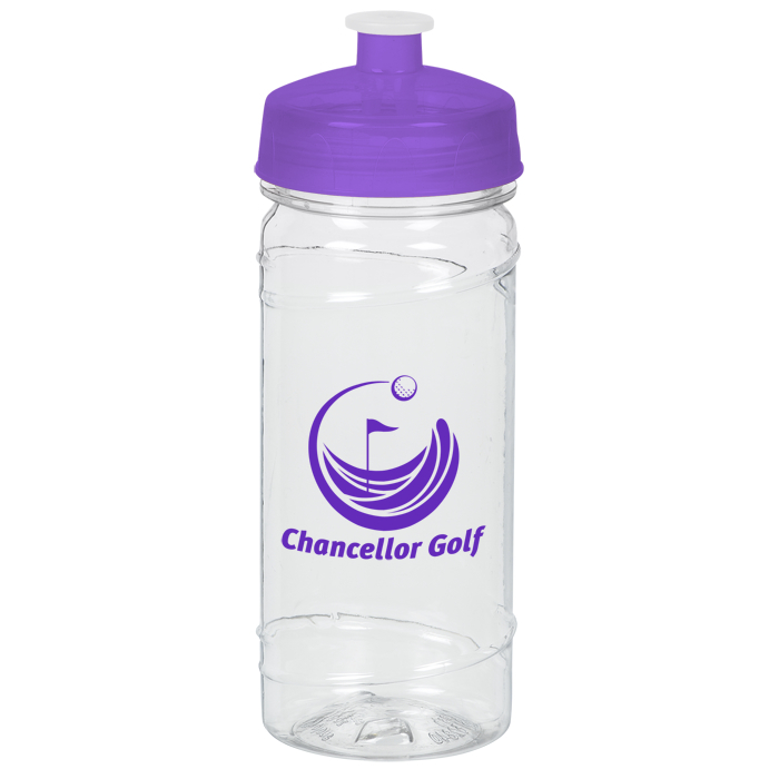 Custom Refresh Cyclone Water Bottle - 16 oz - Clear