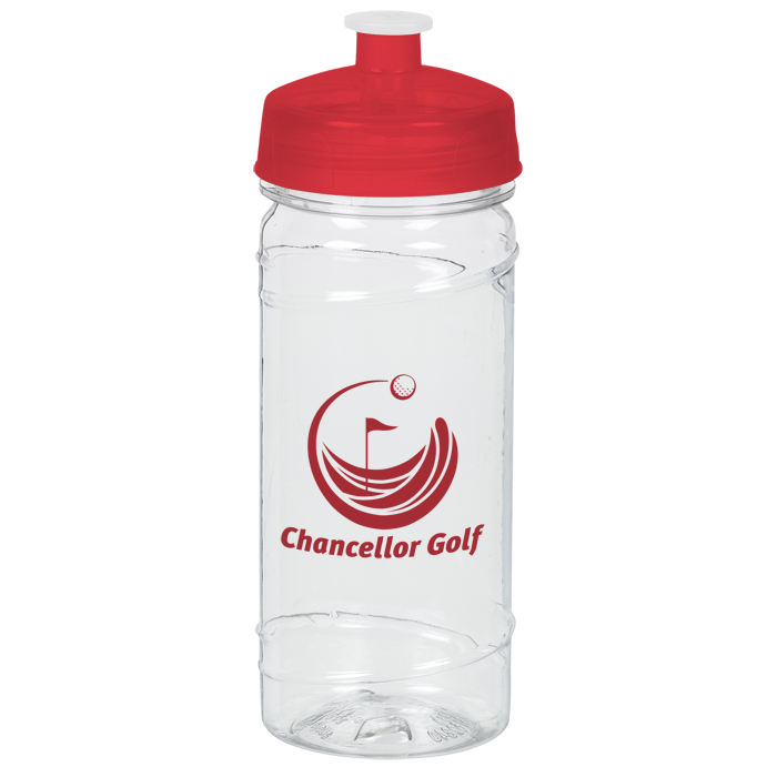 Custom Refresh Cyclone Water Bottle - 16 oz - Clear