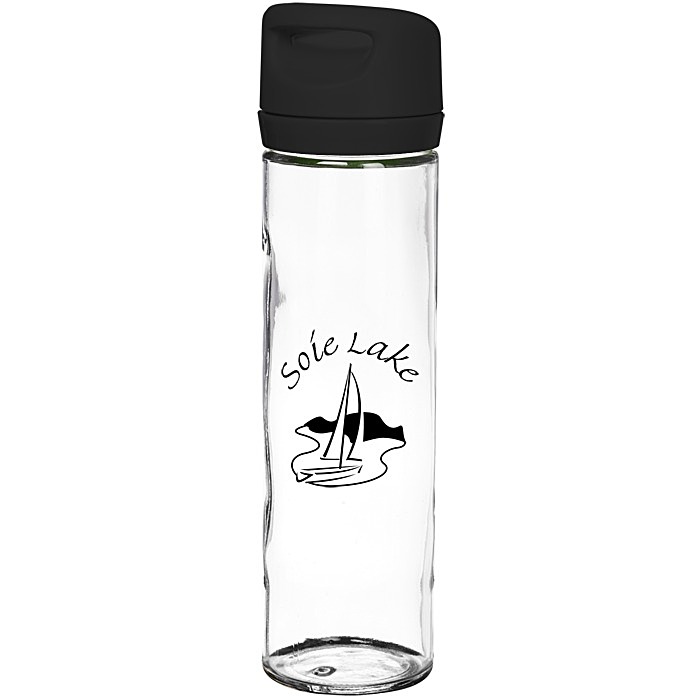 Custom Wide Mouth Glass Water Bottle - 16 oz. - 24 hr