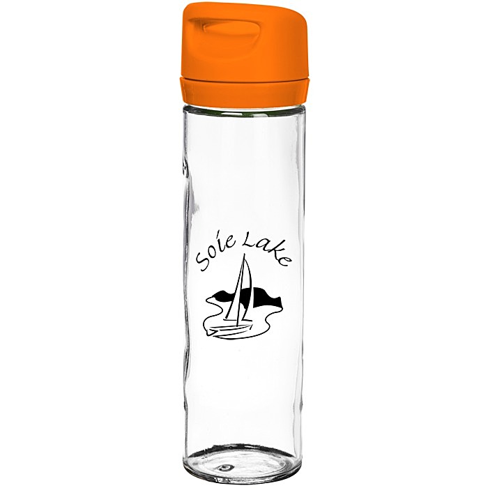 Custom Wide Mouth Glass Water Bottle - 16 oz. - 24 hr