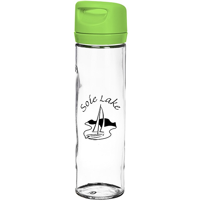 Custom Wide Mouth Glass Water Bottle - 16 oz. - 24 hr