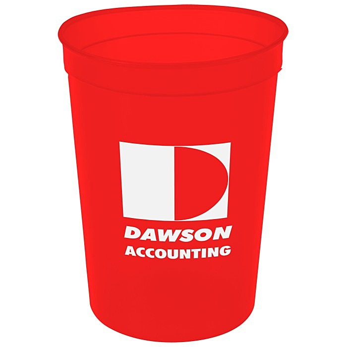 Custom Translucent Stadium Cup - 12 oz