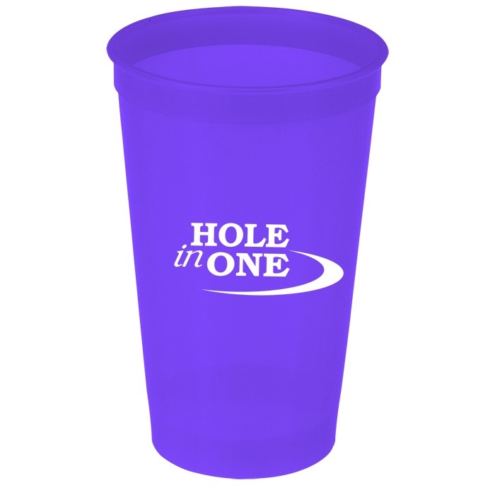 Custom Translucent Stadium Cup - 20 oz