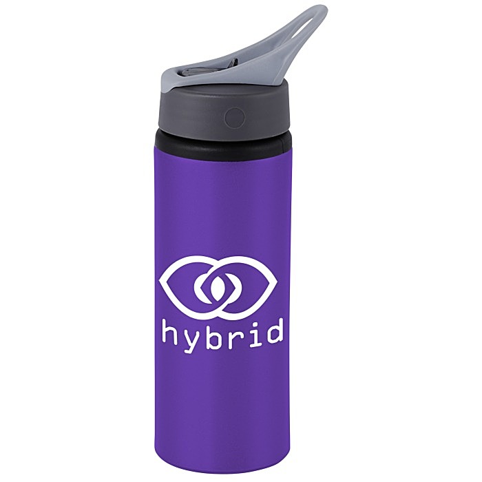 Custom Sip & Flip Aluminum Bottle - 24 oz