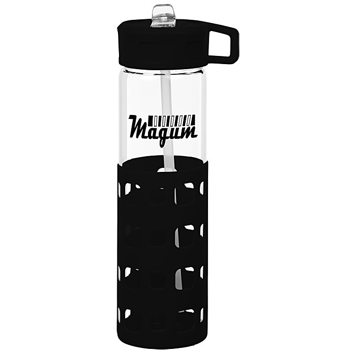 Custom Sip N Go Glass Bottle - 20 oz.