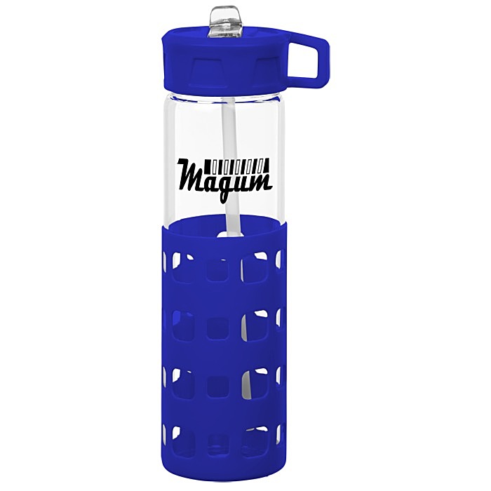 Custom Sip N Go Glass Bottle - 20 oz.