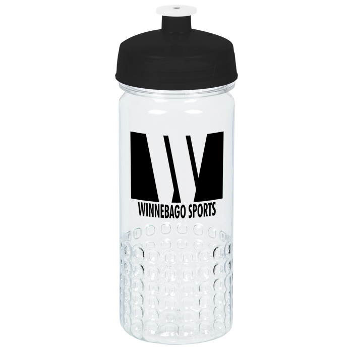 Custom PolySure Out of the Block Water Bottle - 16 oz. - Clear