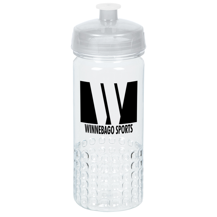Custom PolySure Out of the Block Water Bottle - 16 oz. - Clear