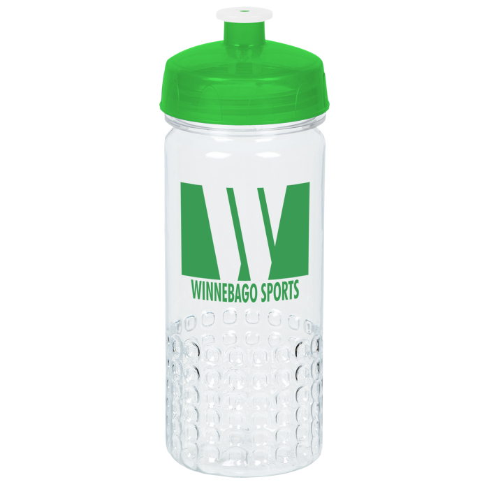 Custom PolySure Out of the Block Water Bottle - 16 oz. - Clear