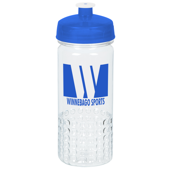 Custom PolySure Out of the Block Water Bottle - 16 oz. - Clear