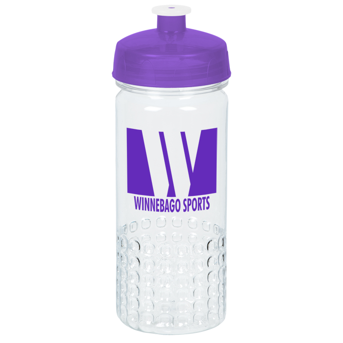 Custom PolySure Out of the Block Water Bottle - 16 oz. - Clear