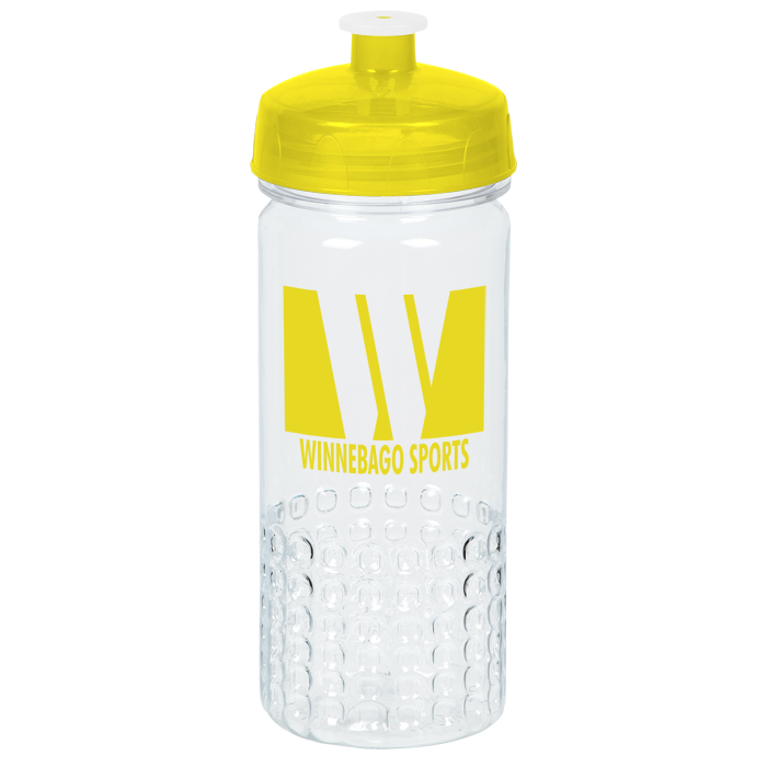 Custom PolySure Out of the Block Water Bottle - 16 oz. - Clear