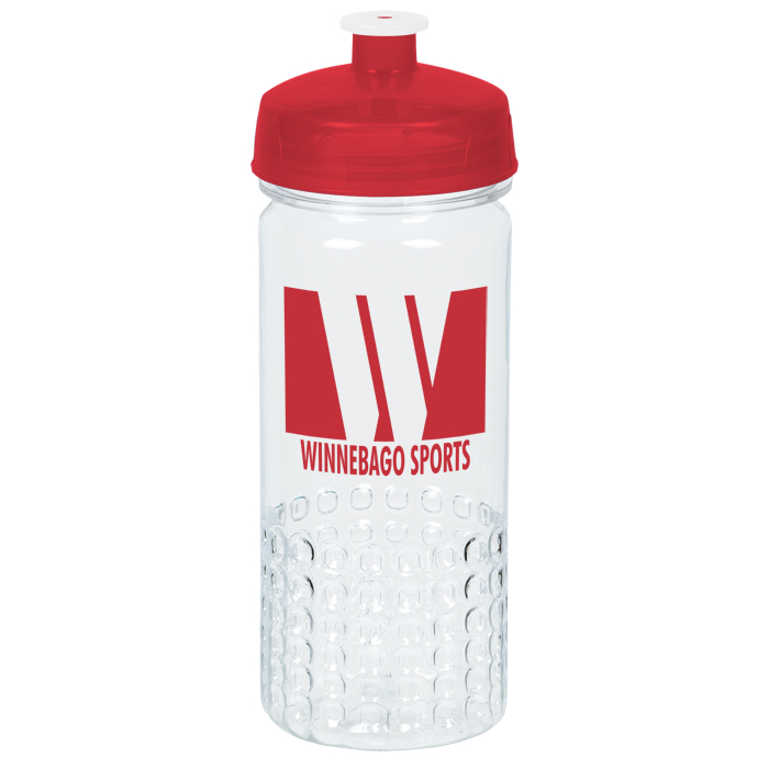 Custom PolySure Out of the Block Water Bottle - 16 oz. - Clear