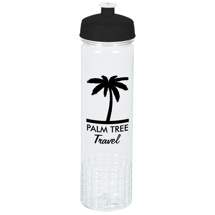 Custom PolySure Out of the Block Water Bottle - 24 oz. - Clear