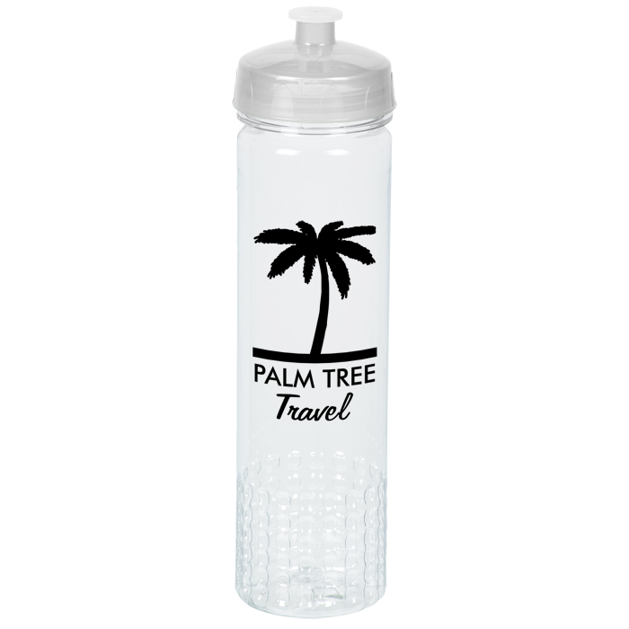 Custom PolySure Out of the Block Water Bottle - 24 oz. - Clear