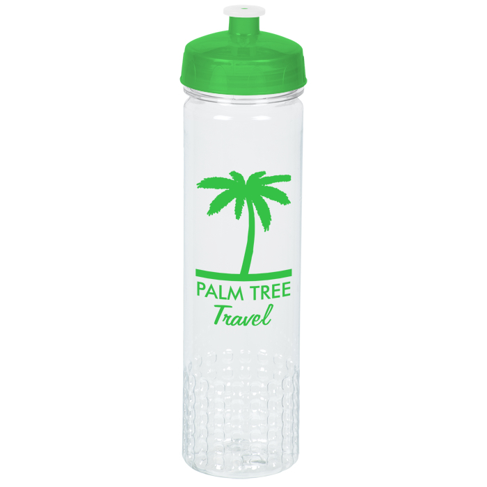 Custom PolySure Out of the Block Water Bottle - 24 oz. - Clear