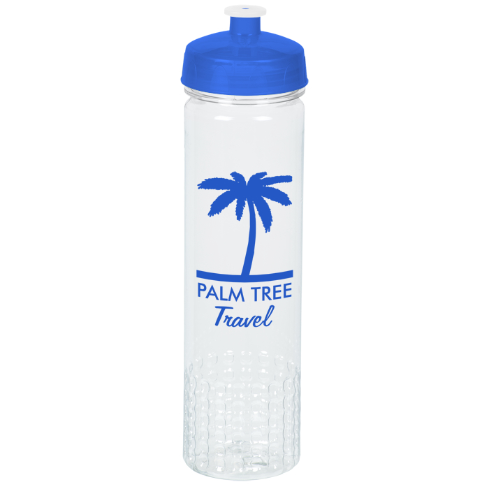 Custom PolySure Out of the Block Water Bottle - 24 oz. - Clear