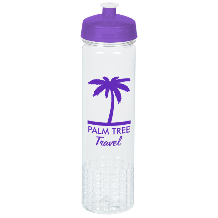 Custom PolySure Out of the Block Water Bottle - 24 oz. - Clear