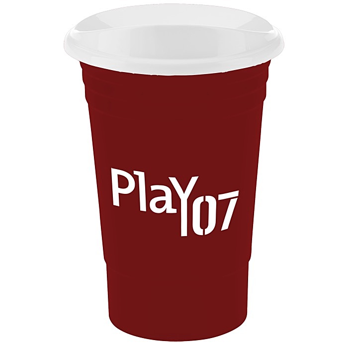 Custom The Party Travel Cup with Lid - 16 oz