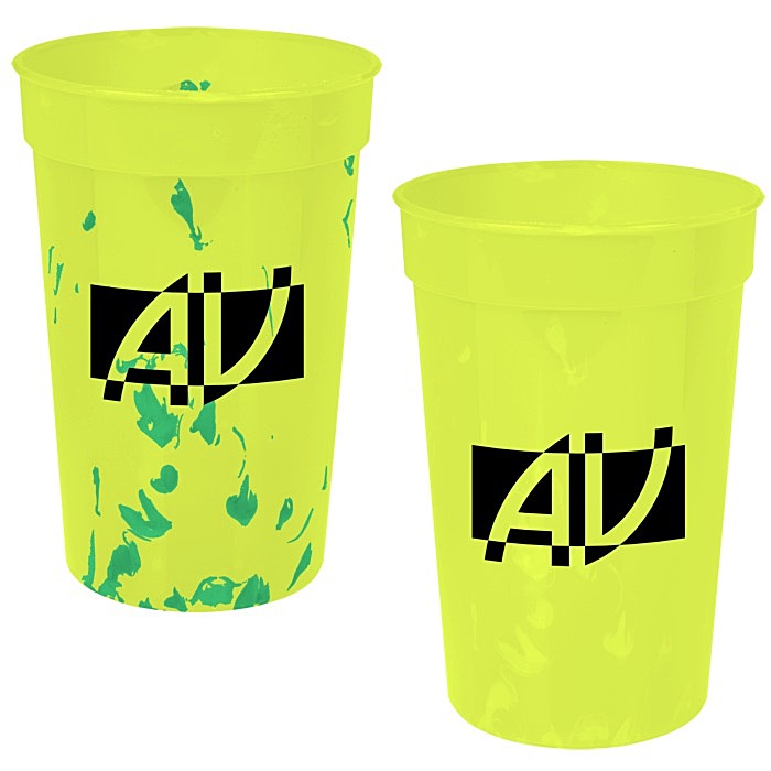 Custom Confetti Mood Stadium Cup - 17 oz.