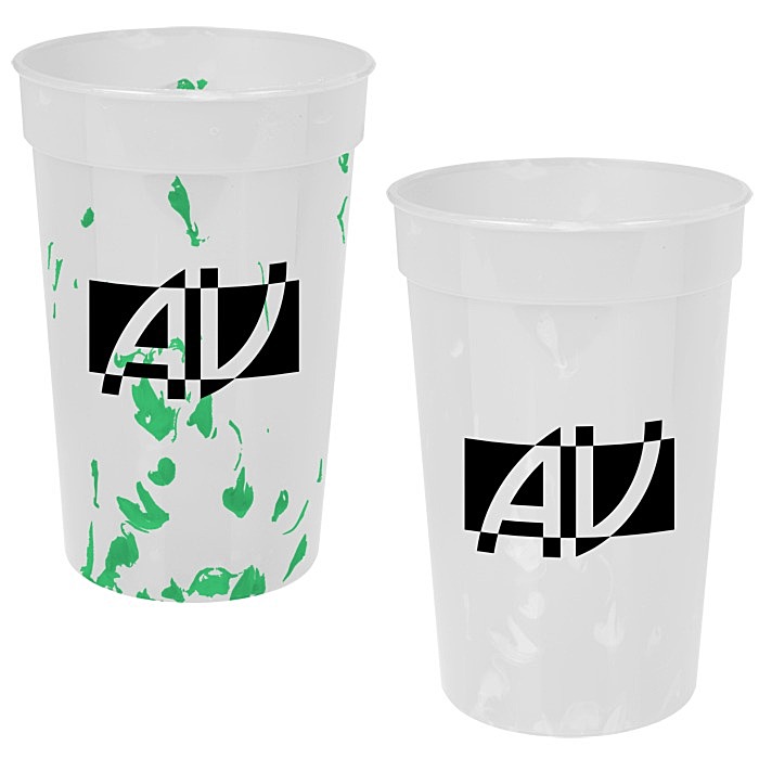 Custom Confetti Mood Stadium Cup - 17 oz.